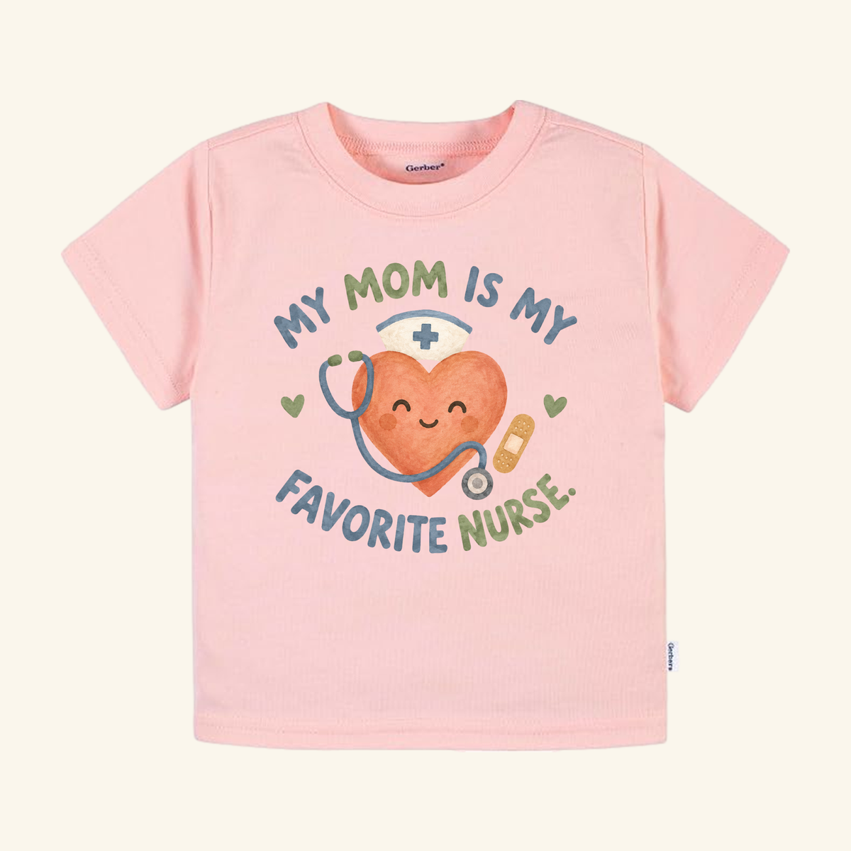 My Mom Is My Favorite Nurse Toddler Shirt – Cute Nurse Mom Tee