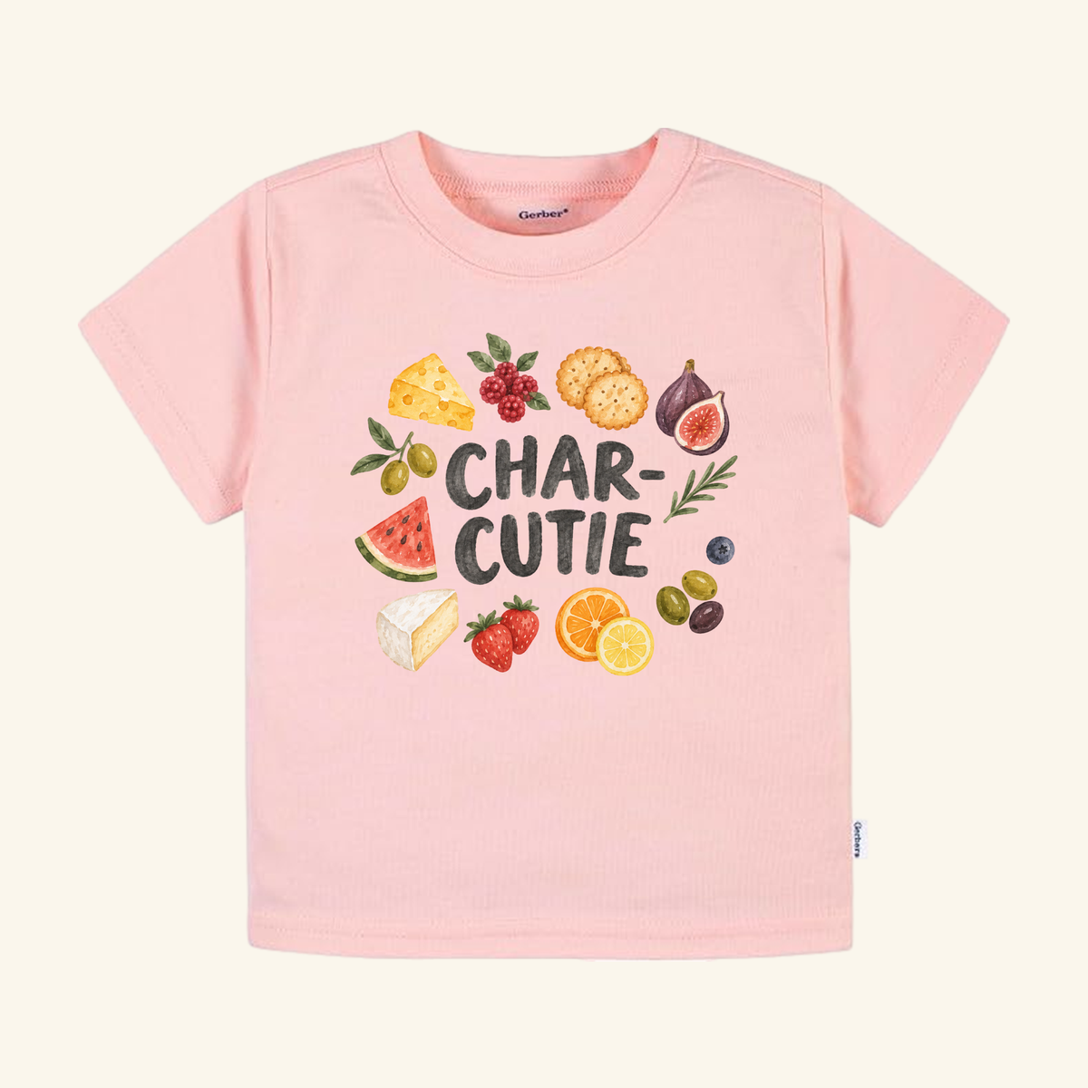 Char-Cutie Toddler Shirt – Funny Charcuterie Board Tee
