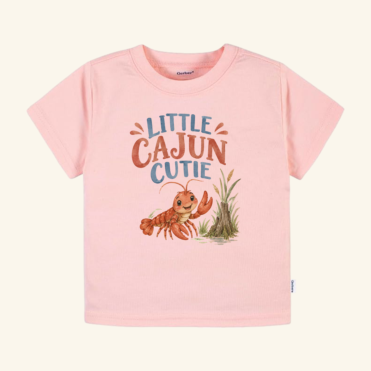 Little Cajun Cutie Toddler Shirt – Cute Crawfish Tee