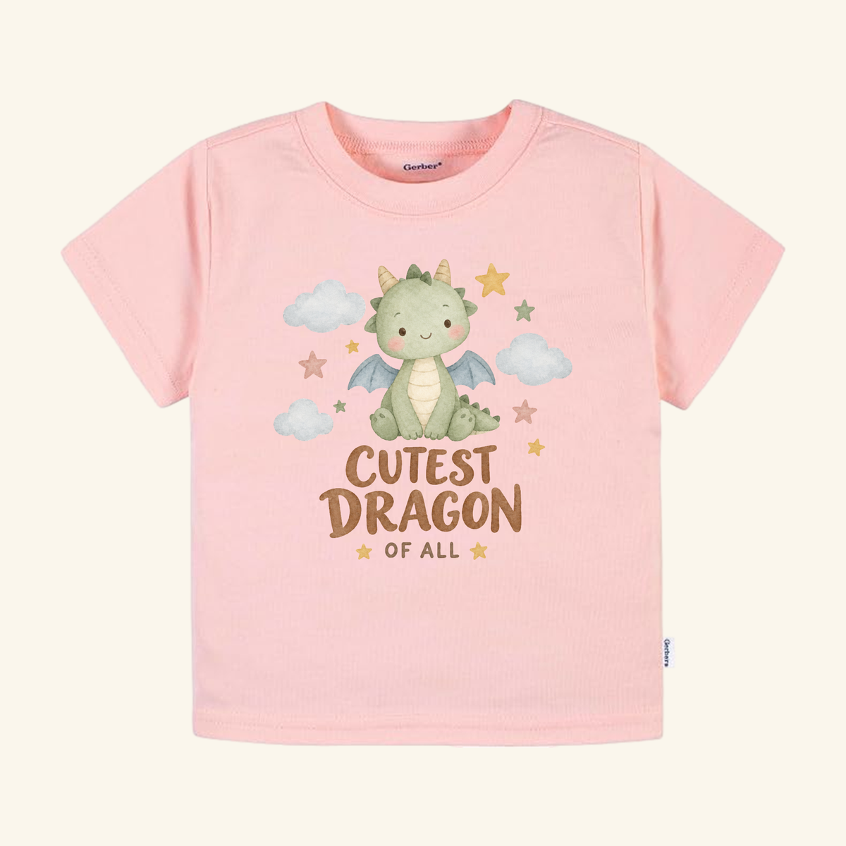Cutest Dragon of All Toddler Shirt – Cute Baby Dragon Tee