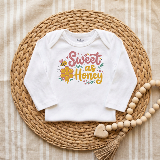 Sweet as Honey Baby Onesie