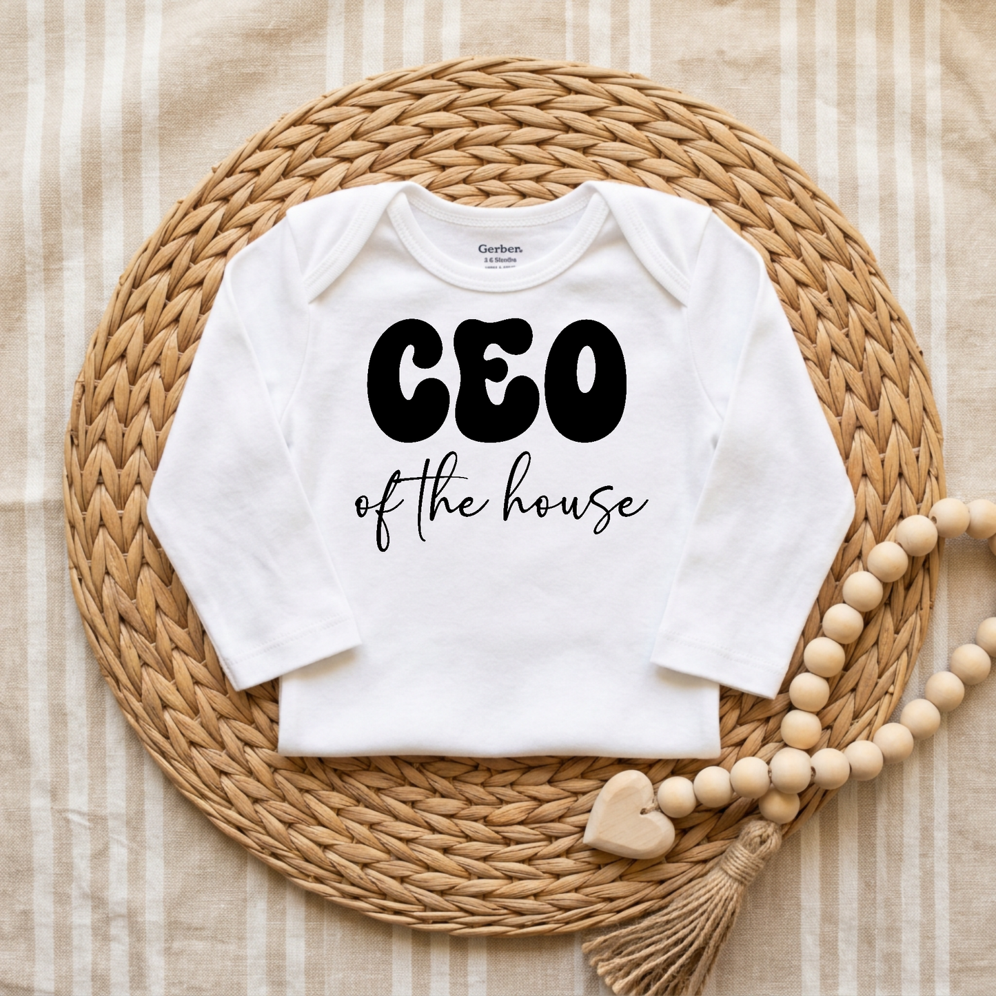 CEO of the House Tee – Baby, Toddler & Youth Funny Shirt