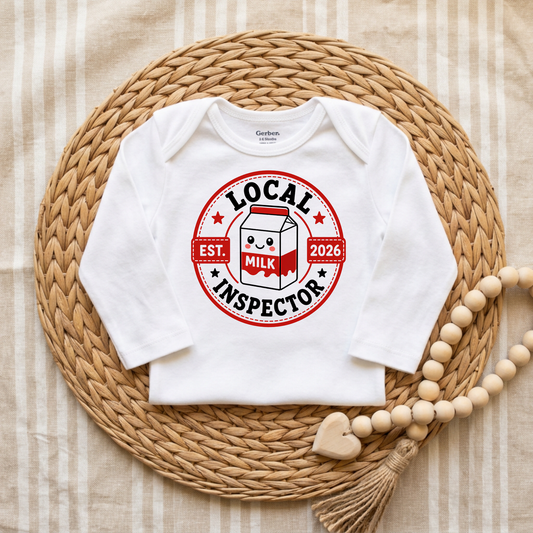 Local Milk Inspector Baby Onesie