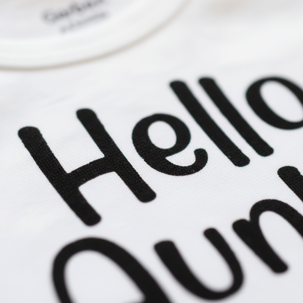 Hello Auntie and Uncle Long Sleeve Baby Onesie
