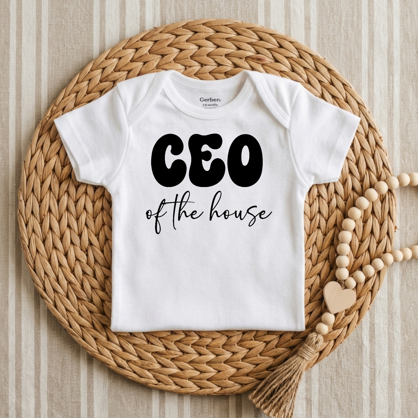 CEO of the House Tee – Baby, Toddler & Youth Funny Shirt