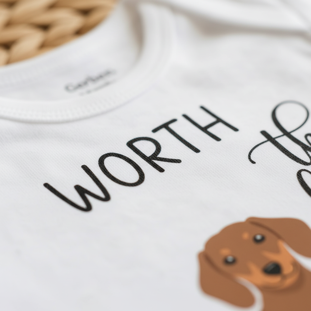 Worth the Long Wait Onesie – Baby Announcement Bodysuit