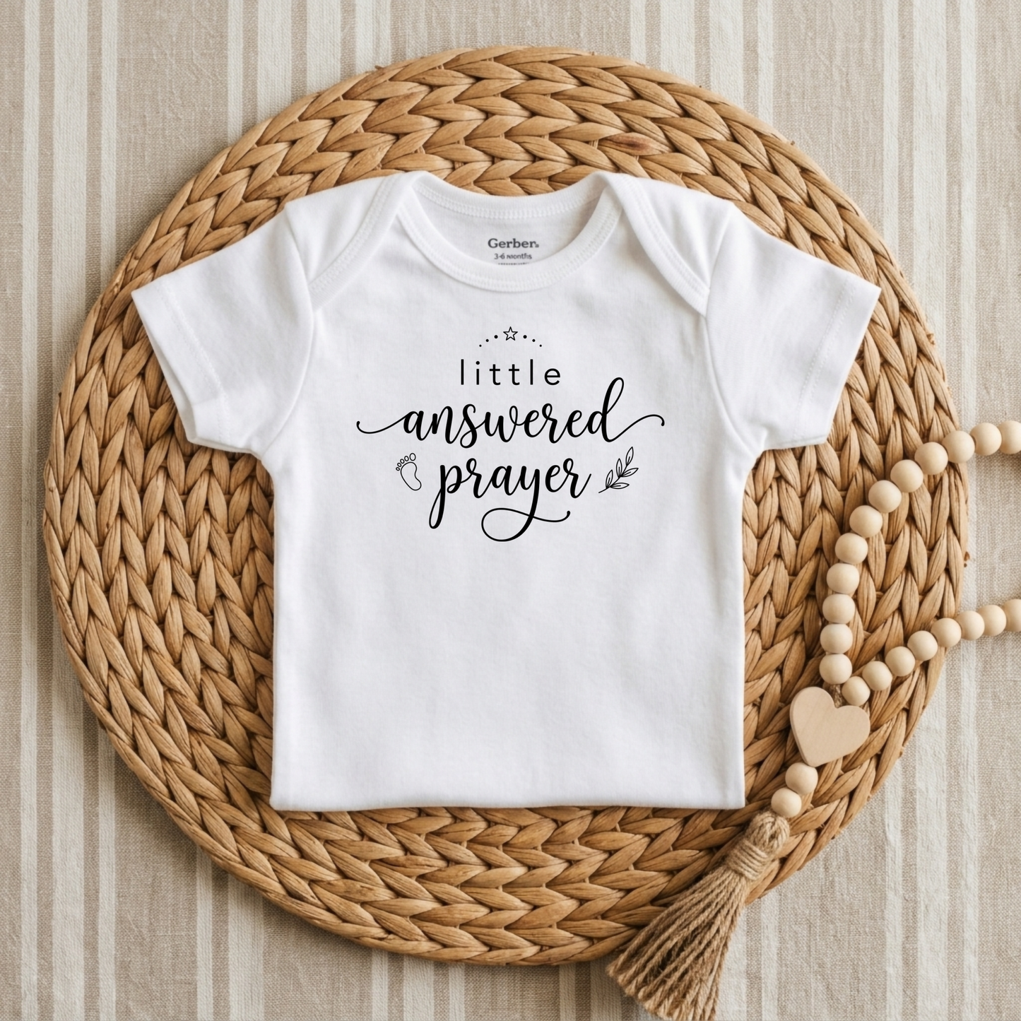 Little Answered Prayer Onesie – Faith Baby Bodysuit