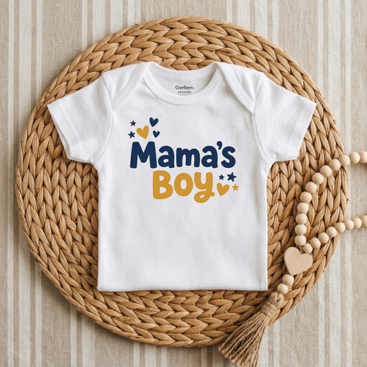 Mama's Boy Baby Onesie