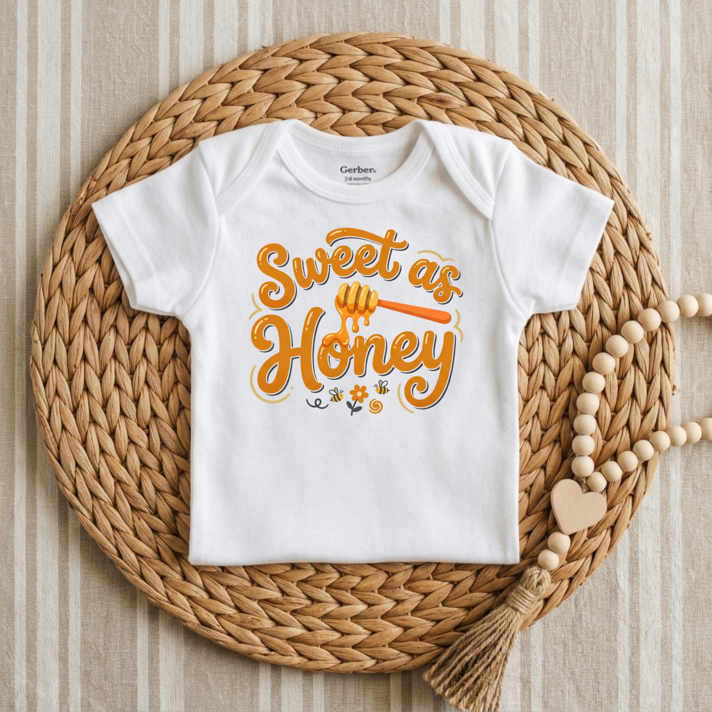 Sweet as Honey Baby Onesie