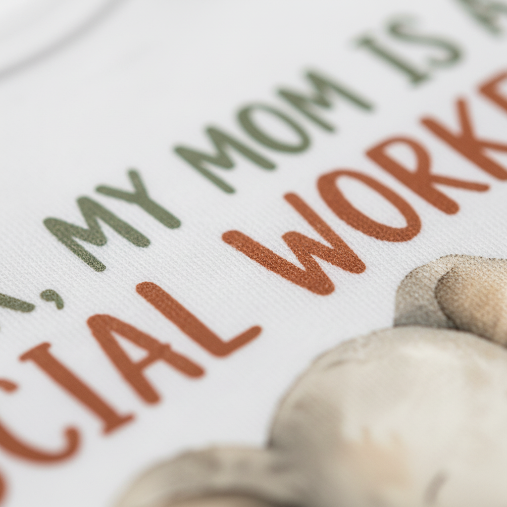 Social Worker Baby Onesie – Relax My Mom Is a Social Worker Short-Sleeve Bodysuit