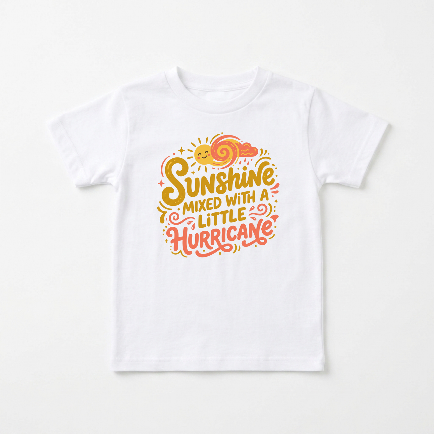 Sunshine Mixed With a Little Hurricane Toddler Shirt