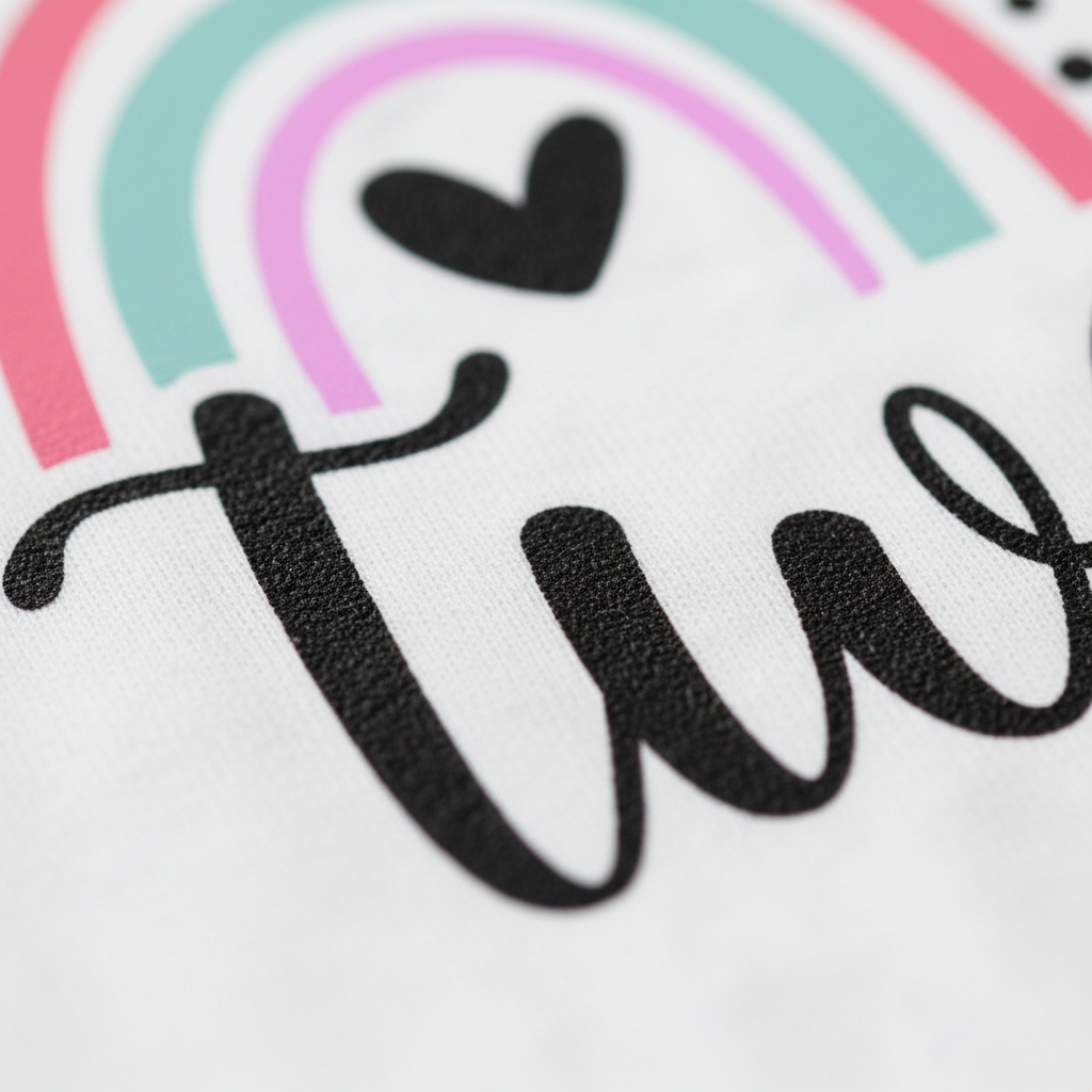 Rainbow Two Toddler Shirt – 2nd Birthday Tee