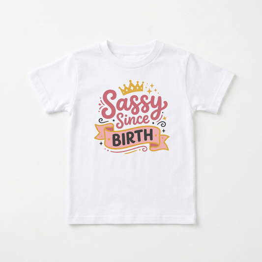 Sassy Since Birth Toddler Girls Shirt