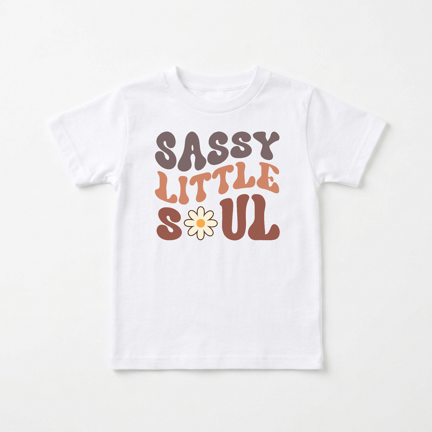Sassy Little Soul Kids Shirt – Boho Retro Tee