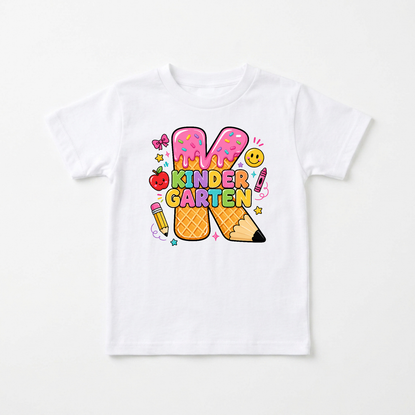 Kindergarten Youth Girls Shirt – Ice Cream K Tee