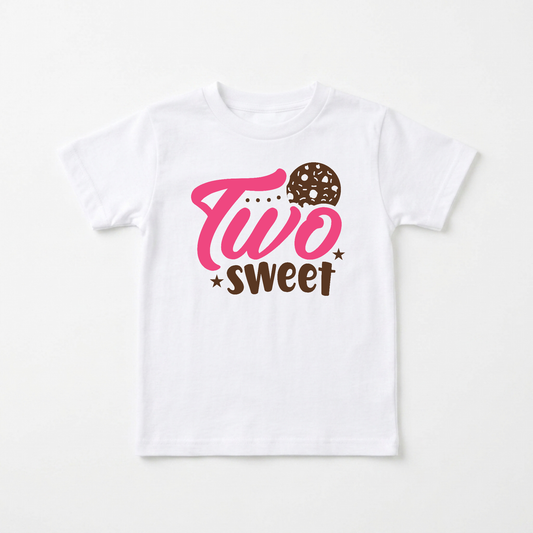 Two Sweet Toddler Shirt – Cookie 2nd Birthday Tee