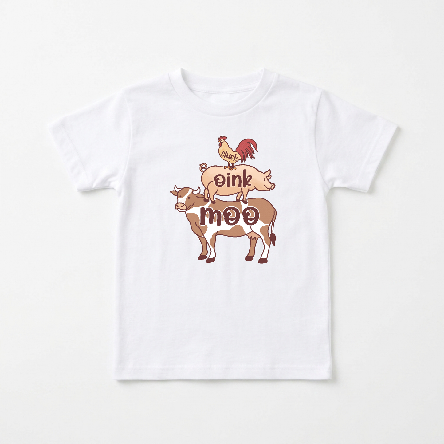 Farm Animal Stack Tee – Toddler Shirt