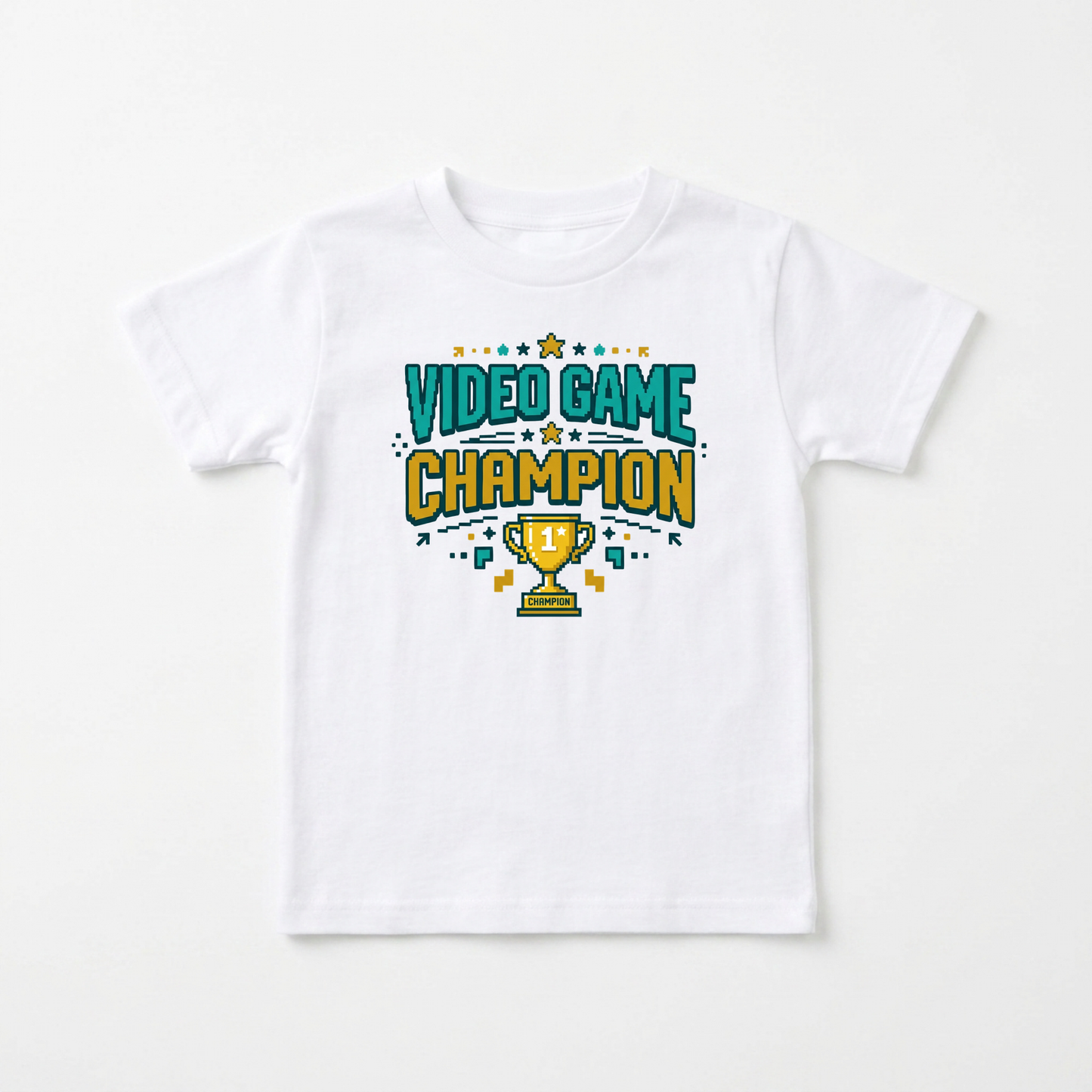 Video Game Champion Retro Pixel Youth Shirt