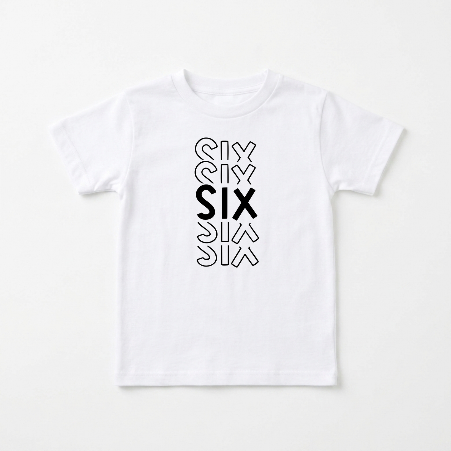 Six Birthday Kids Shirt – 6th Birthday Tee