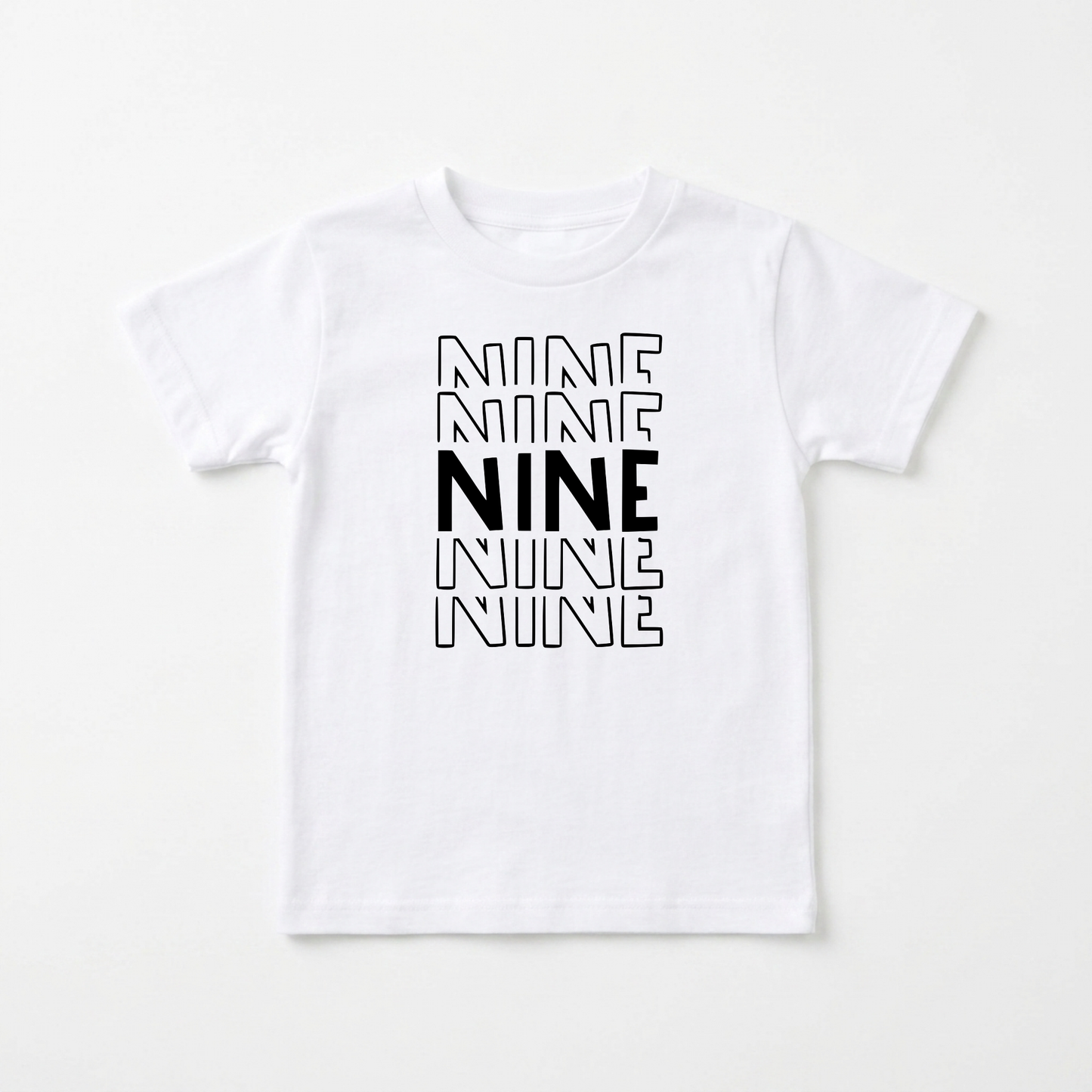 Nine Birthday Kids Shirt – 9th Birthday Tee