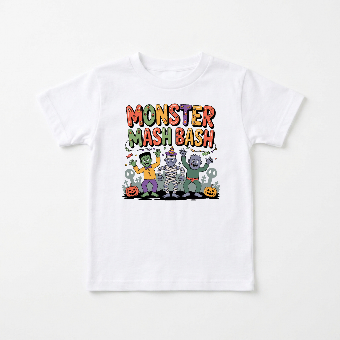 Monster Mash Bash Halloween Toddler Shirt