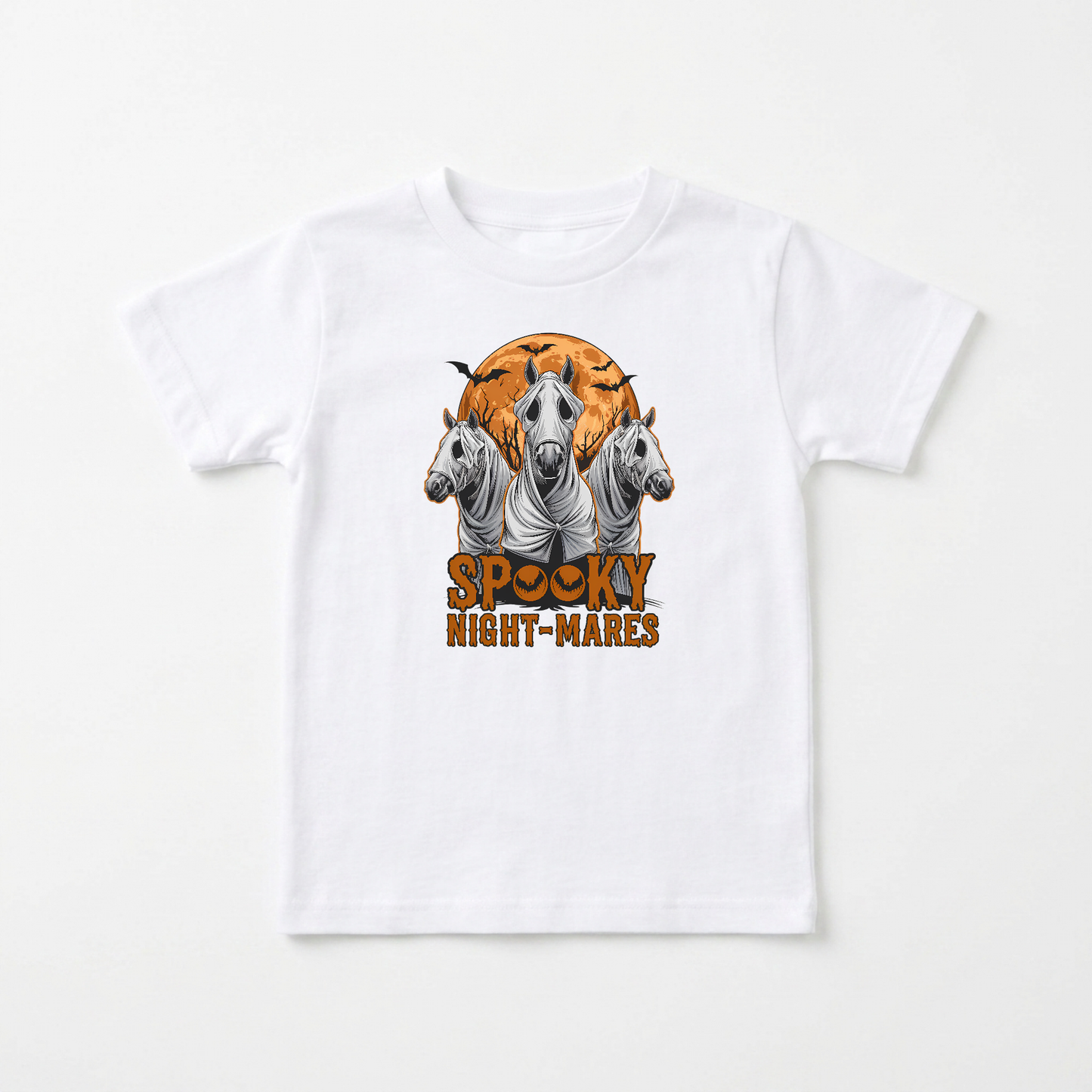 Spooky Night-Mares Toddler Shirt – Halloween Horse Tee