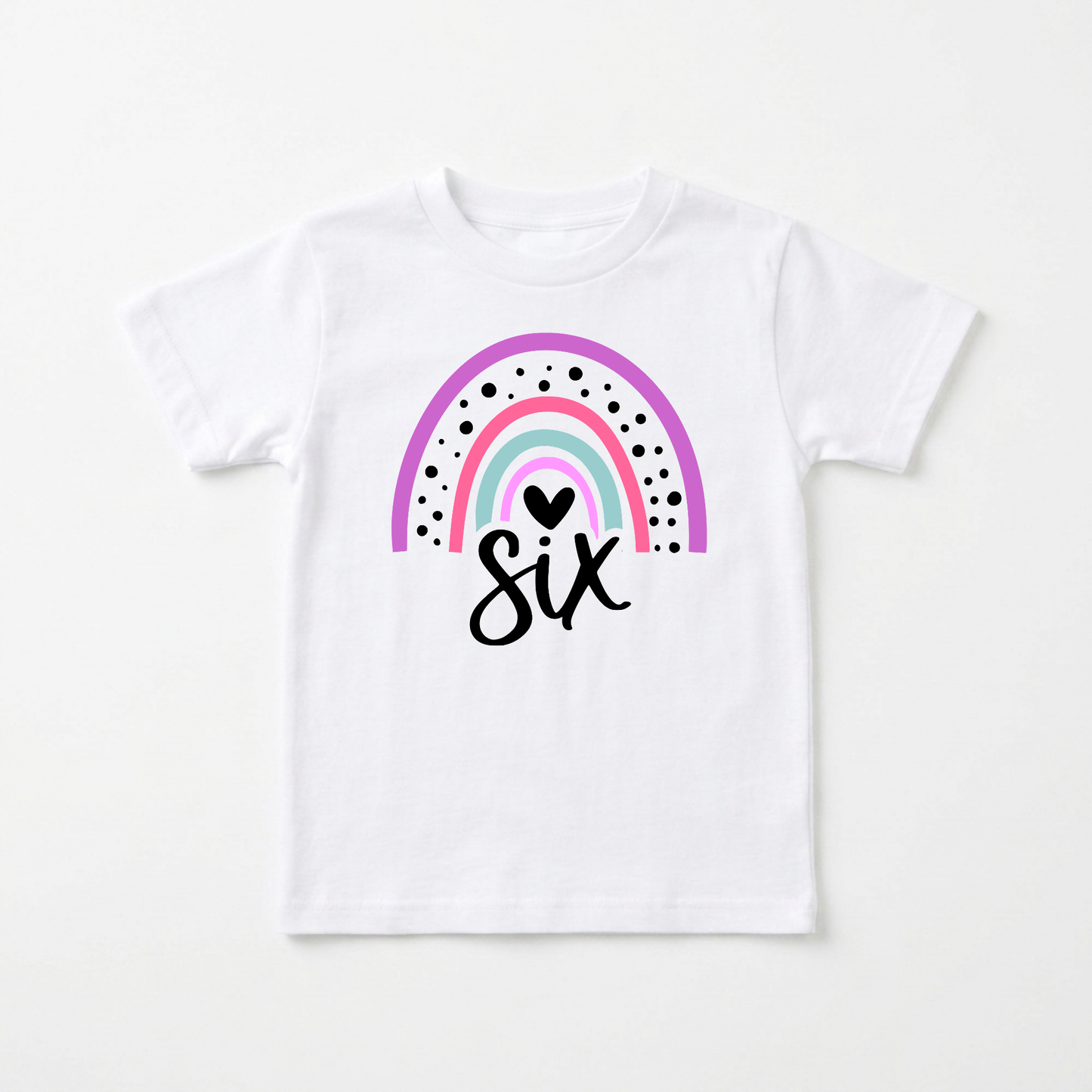 Rainbow Six Kids Shirt – 6th Birthday Tee