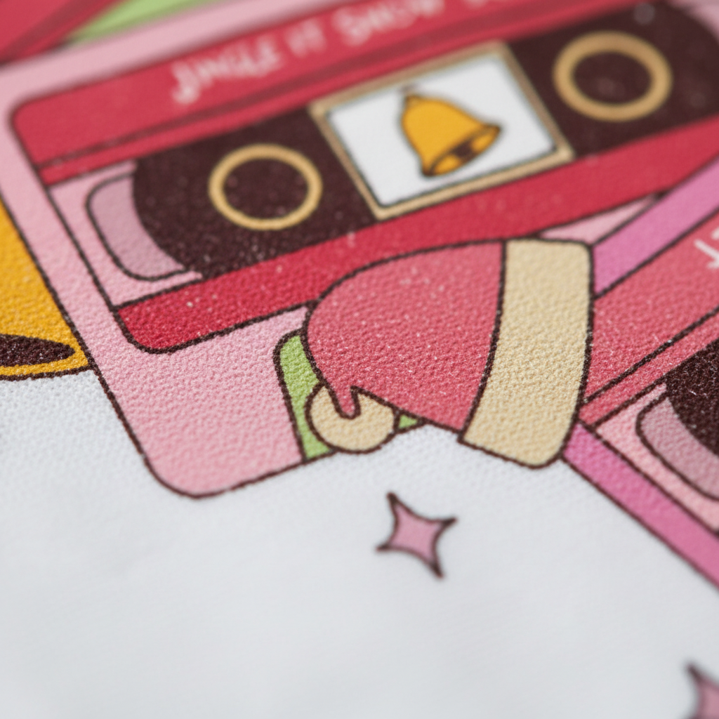 Retro Christmas Cassette Tee – Toddler Holiday Shirt