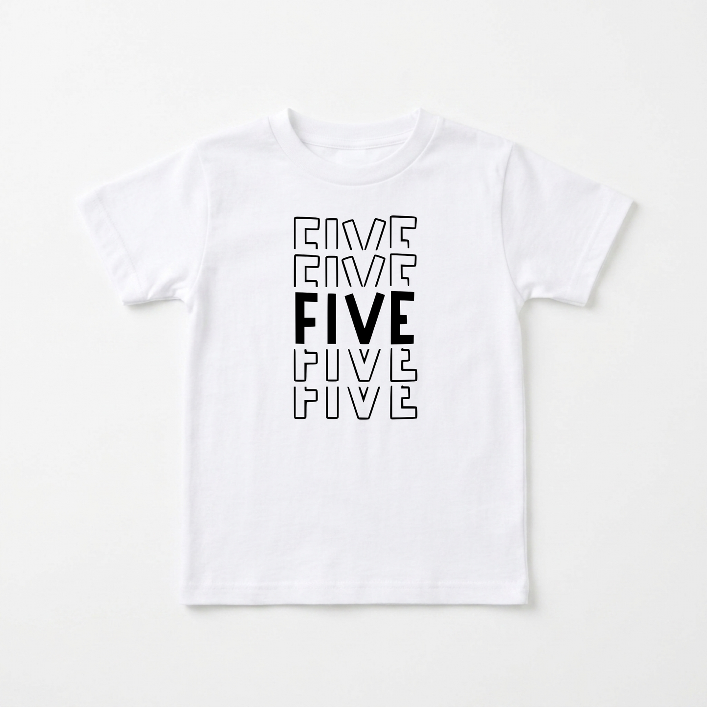 Five Birthday Kids Shirt – 5th Birthday Tee