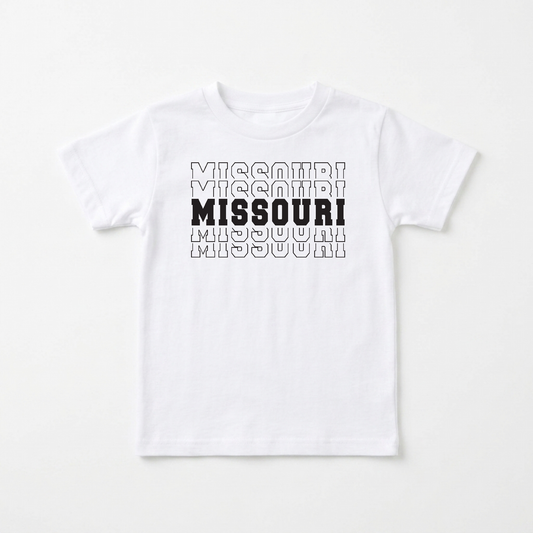 Missouri Varsity Kids Shirt – State Pride Tee