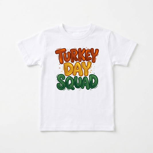 Turkey Day Squad Thanksgiving Toddler Shirt