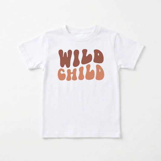 Wild Child Kids Shirt – Boho Retro Tee
