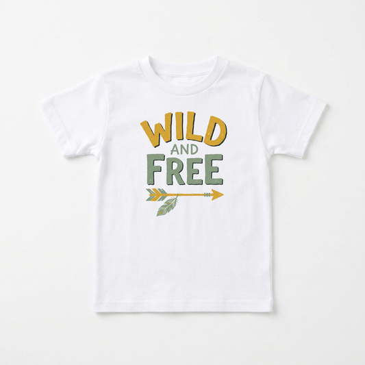 Wild and Free Boho Toddler Shirt