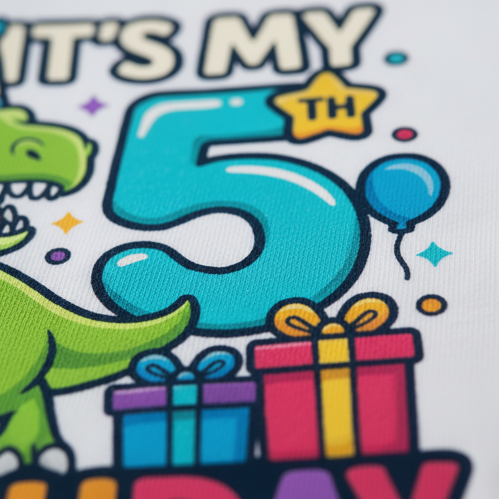 It's My 5th Birthday Dinosaur Youth Shirt – T-Rex Party Tee