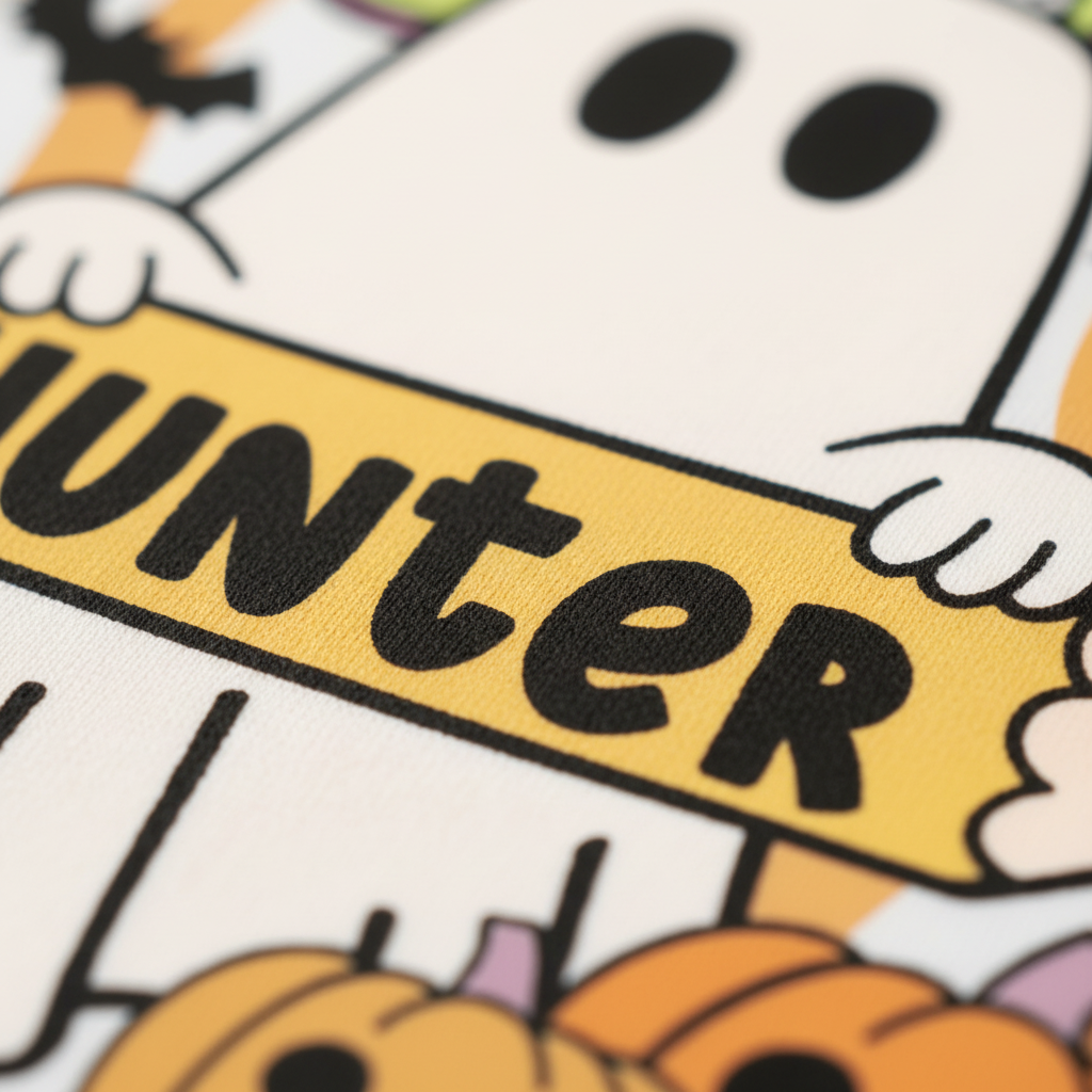 Personalized Halloween Ghost Kids Sweatshirt – Custom Name Pullover