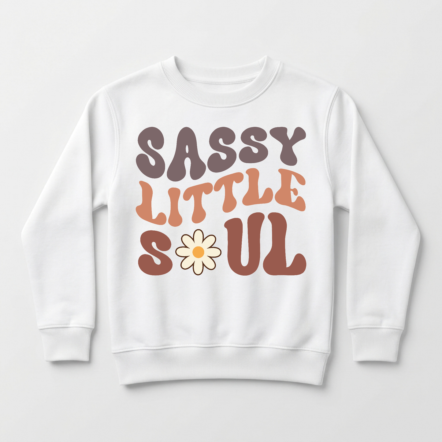Sassy Little Soul Kids Sweatshirt – Boho Retro Pullover