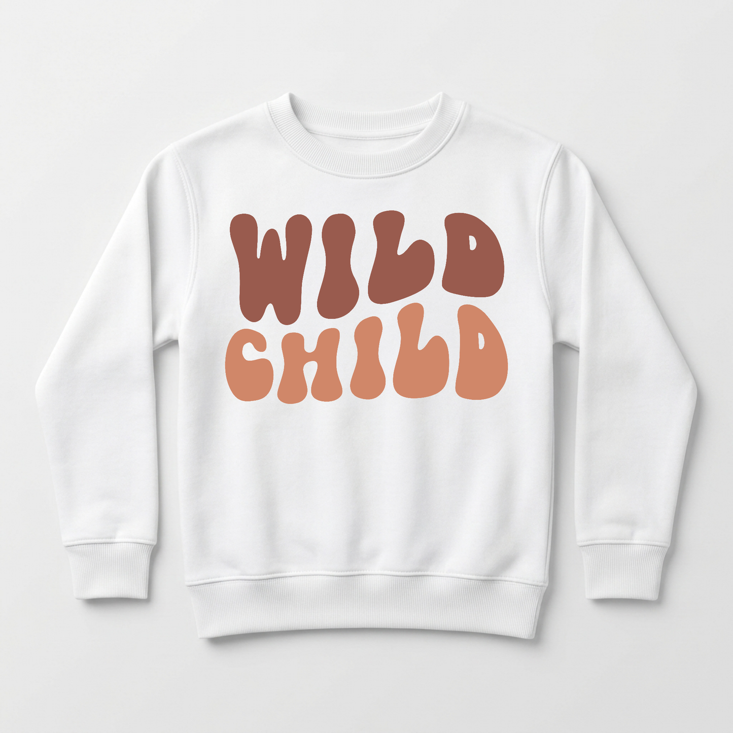 Wild Child Kids Sweatshirt – Boho Retro Pullover