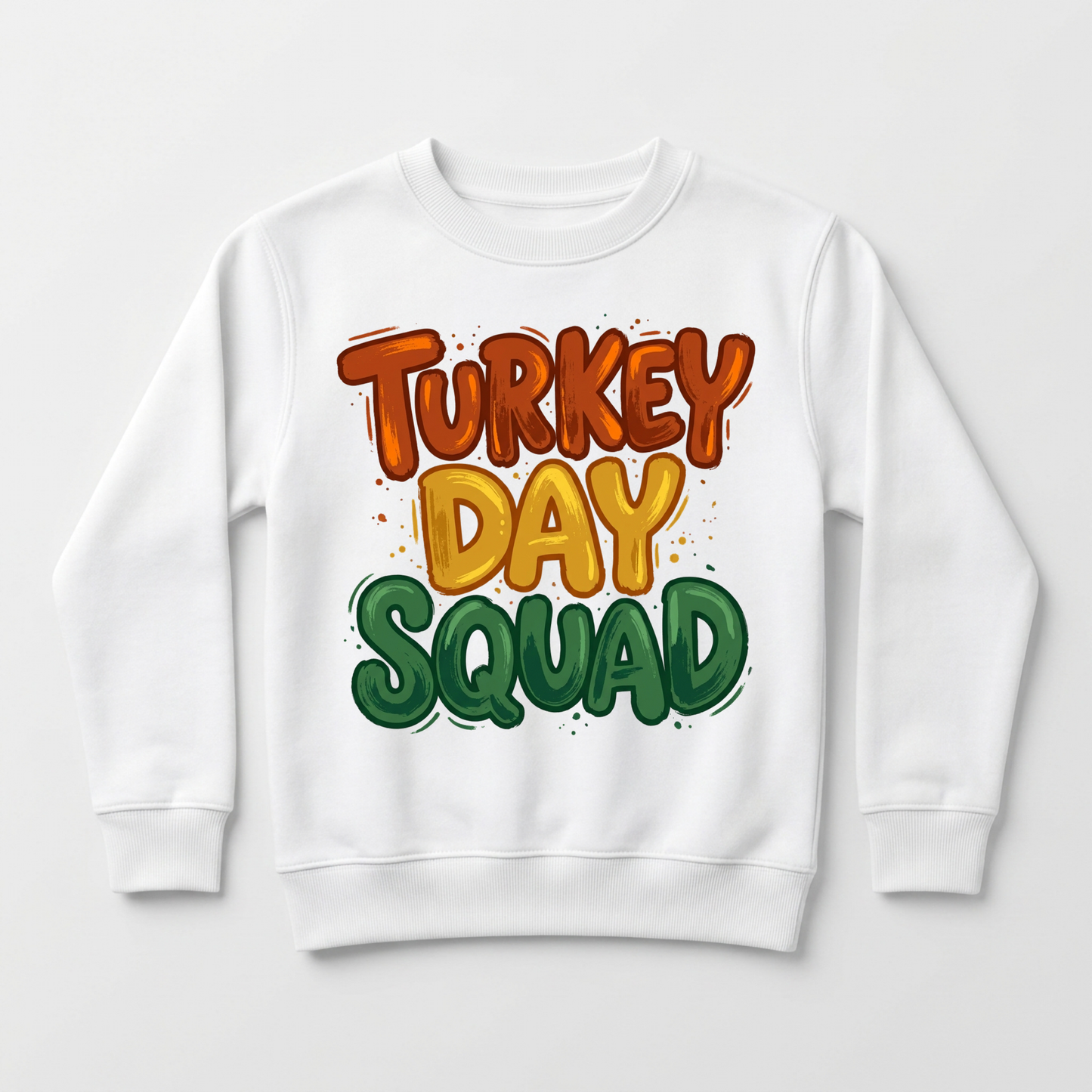 Turkey Day Squad Thanksgiving Toddler Sweatshirt