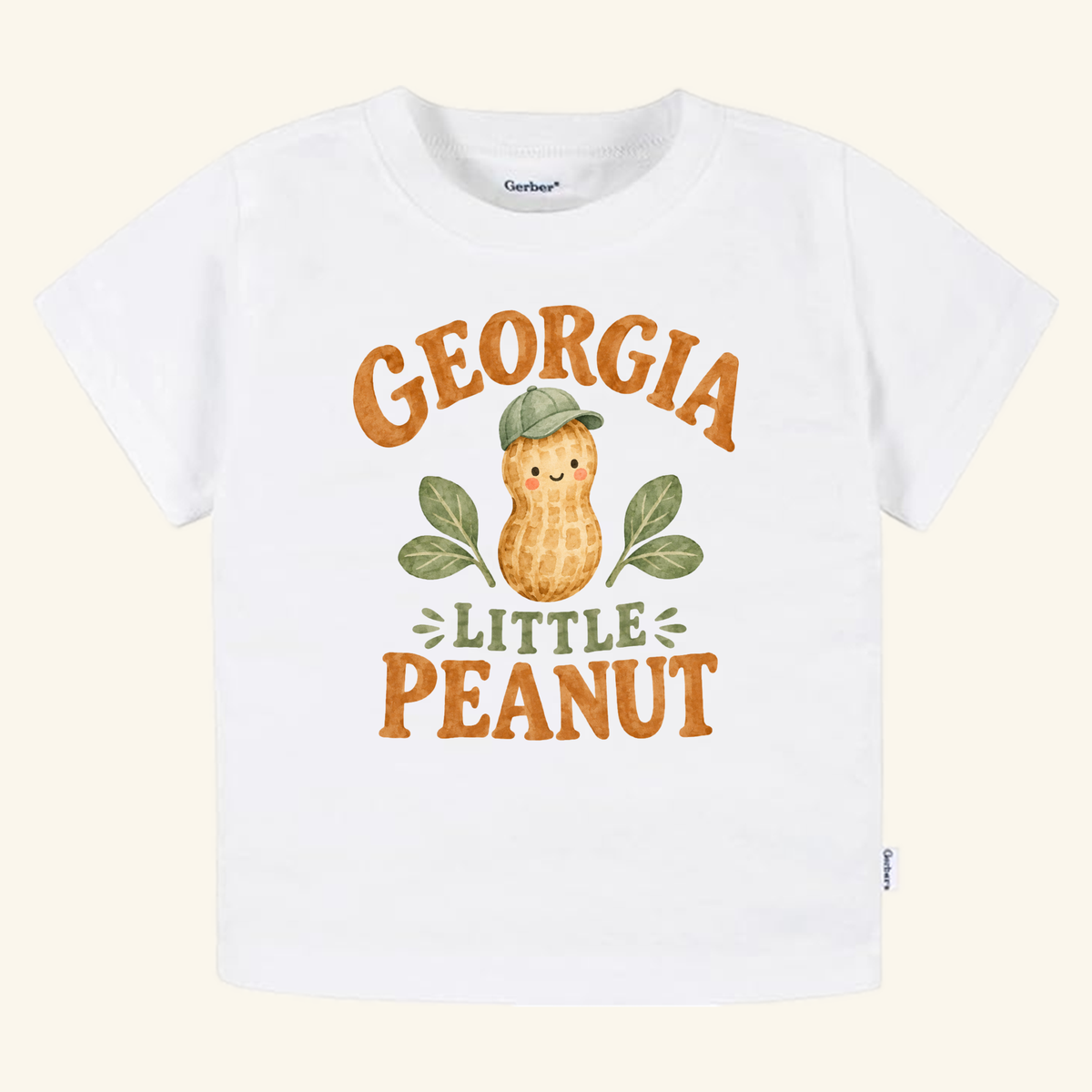 Georgia Little Peanut Toddler Shirt – Cute Peach State Tee