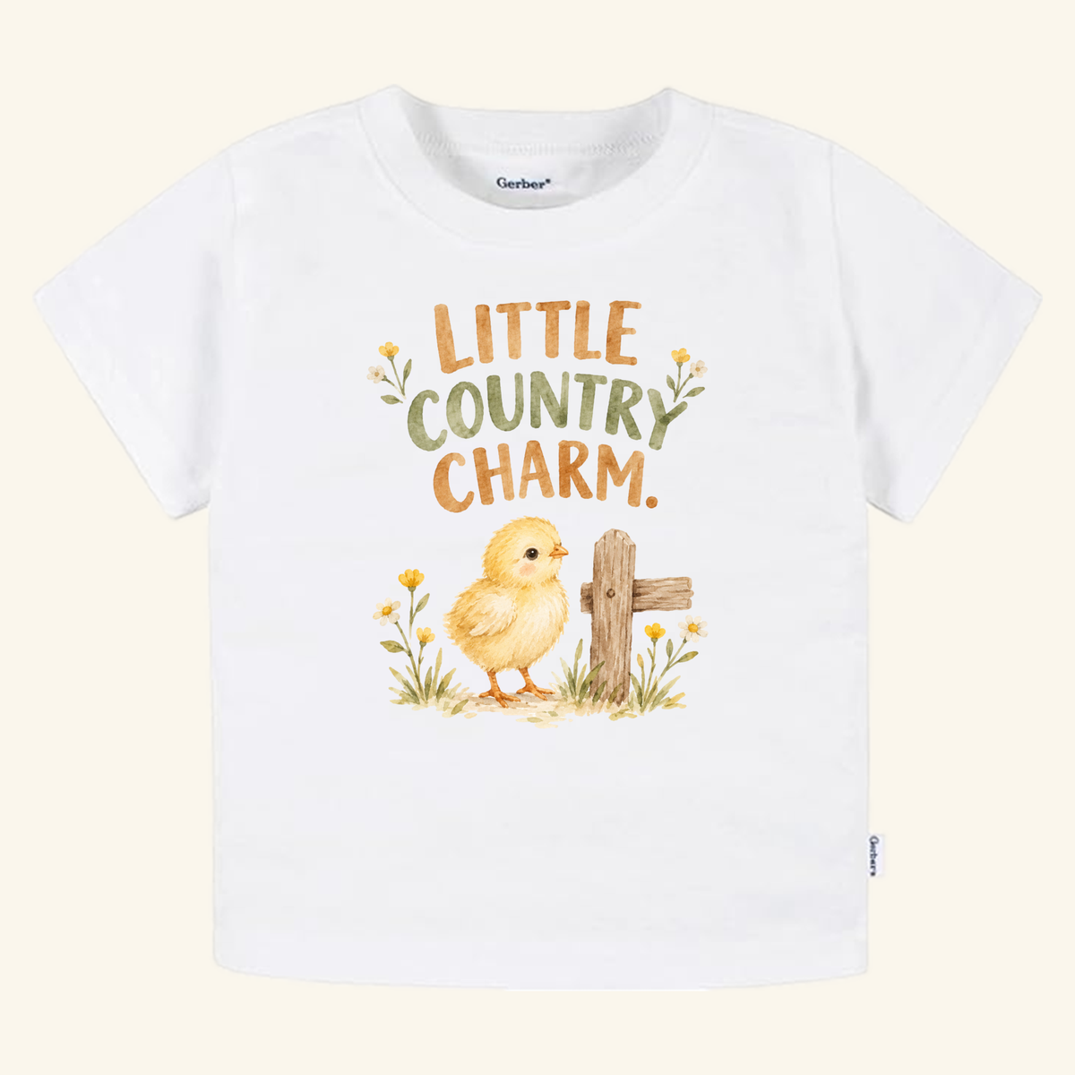 Little Country Charm Toddler Shirt – Cute Farm Chick Tee