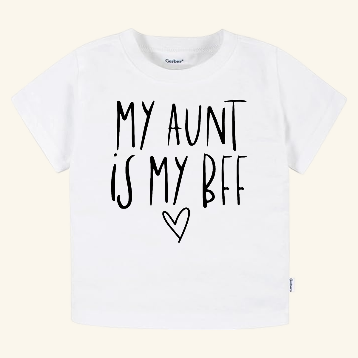 Aunt Toddler Shirt – My Aunt Is My BFF Tee
