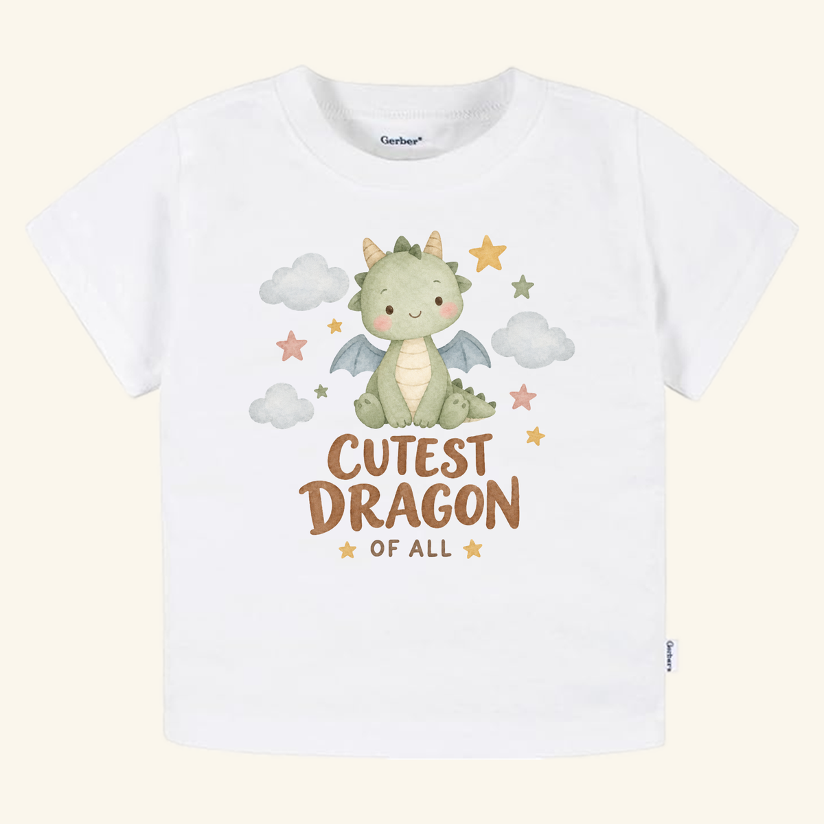 Cutest Dragon of All Toddler Shirt – Cute Baby Dragon Tee