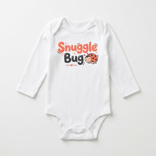Long-Sleeve Ladybug Baby Onesie – Snuggle Bug Bodysuit