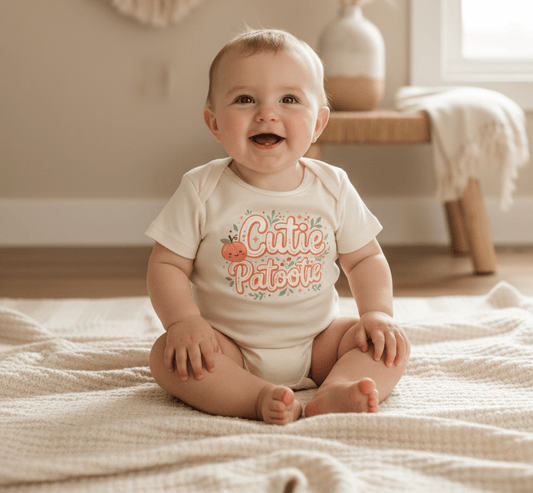 Cutie Patootie Girls Baby Onesie - Toodleroos