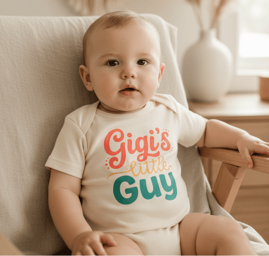 Gigi's Little Guy Onesie – Baby Boy Bodysuit - Toodleroos