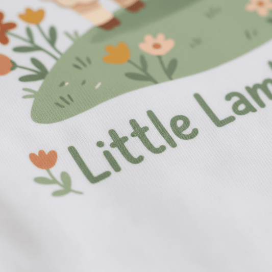 Little Lamb Big Faith Onesie – Baby Girl Faith Bodysuit - Toodleroos