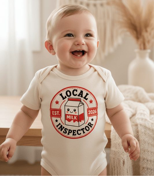 Local Milk Inspector Baby Onesie - Toodleroos