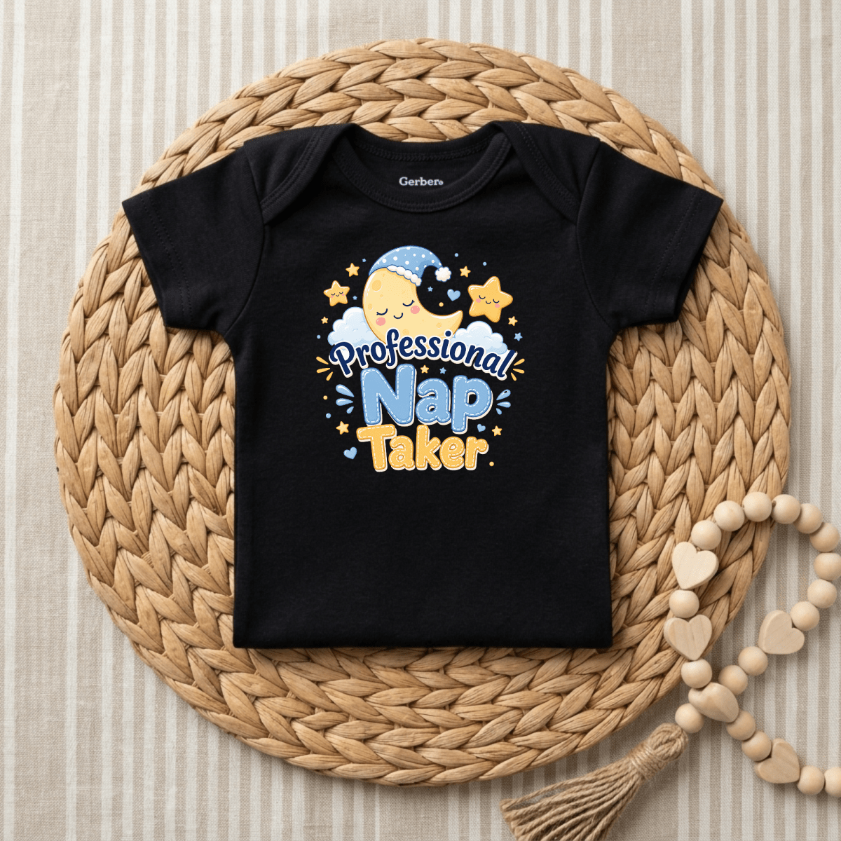 Professional Nap Taker Baby Onesie – Funny Moon Bodysuit - Toodleroos