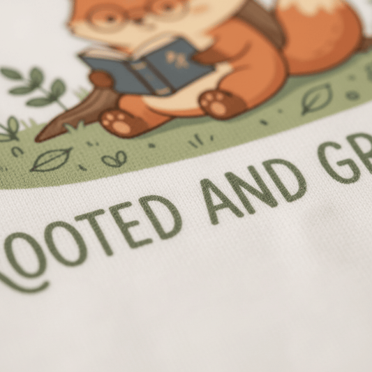 Rooted and Growing Fox Kids Shirt – Faith Tee - Toodleroos