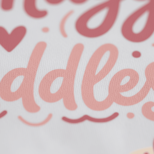 Snuggles & Cuddles Teddy Bear Onesie – Baby Girl Bodysuit - Toodleroos